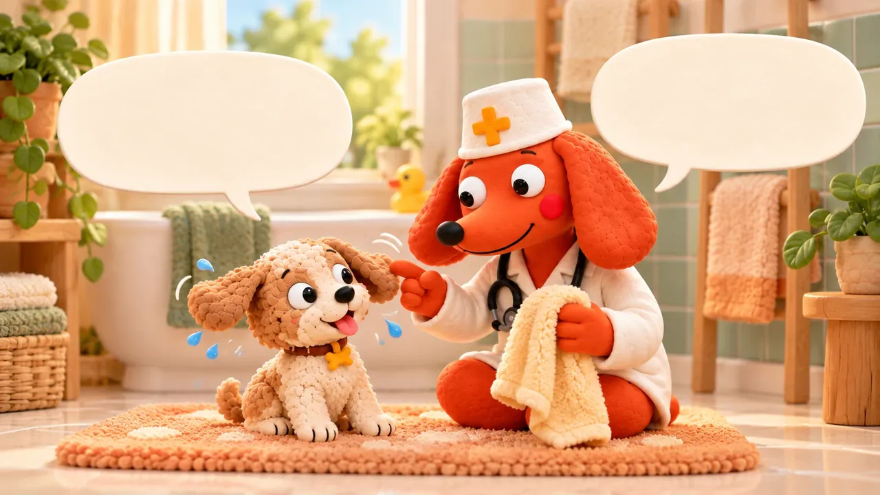 洗澡後,DOGTOR 陪狗狗了解外耳日常清潔